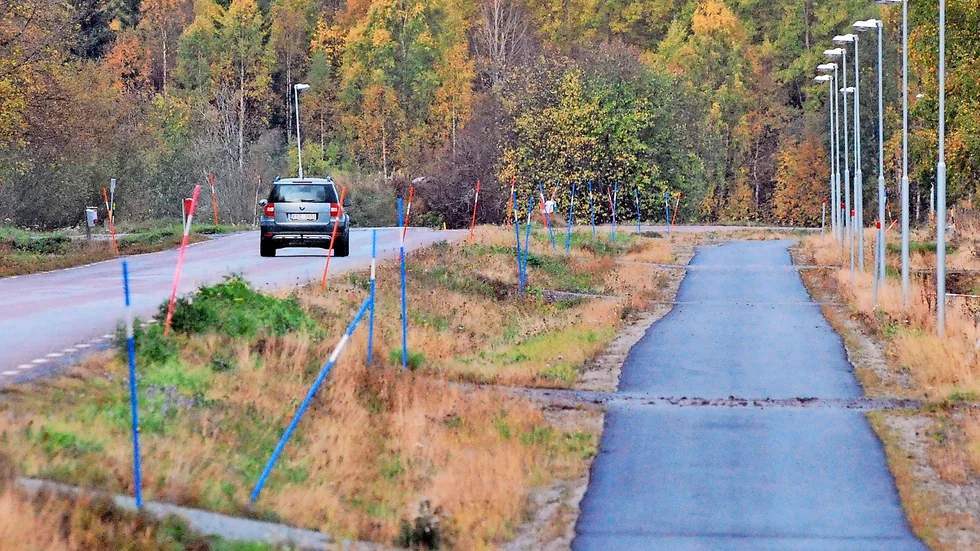 Ungefär så här vill skribenten att det ska se ut i framtiden längs vägen mot Norsjövallen.