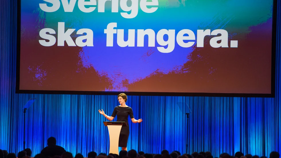 Det är inte Trump eller SD som inspirerar Moderaterna utan den danska borgerlighetens kamp mot kulturvänstern. Foto: Emil Langvad/TT.