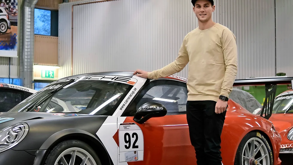 Första testet. Anton Marklund noterade tionde snabbaste tid i första testet för säsongen på Ring Knutstorp.