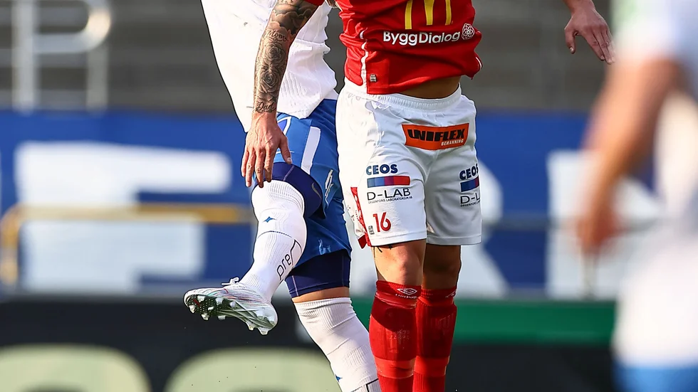 Victor Edvardsen i vårmötet mot IFK som slutade 1-1.