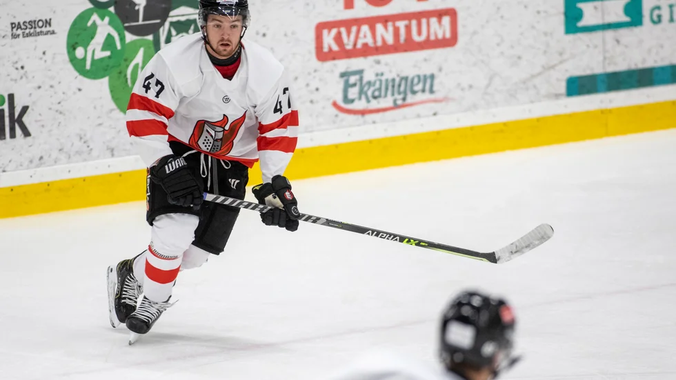 Lucas Byhlin gjorde precis som Alex Levänen 1+1 mot Mariestad, bland annat kvitteringen till 3-3.