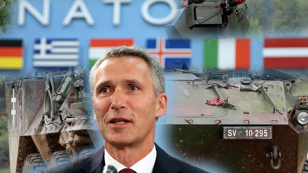 Allt fler svenskar tycker att ett medlemskap är en bra idé. Natos generalsekreterare Jens Stoltenberg lovar ett snabbspår för både Sverige och Finland. Inte särskilt konstigt med tanke på att vi redan har ett djupt samarbete. 
(Bildmontage)
