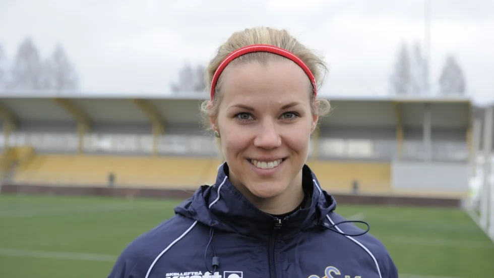 Erika Nilsson Waara tröstmålade för SSK i 85:e matchminuten. Arkivbild.
