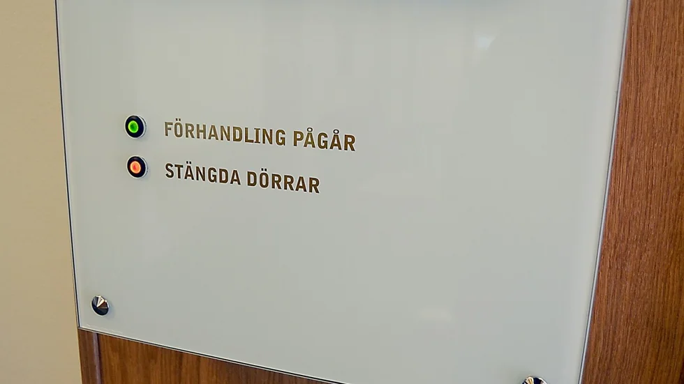 Stängda dörrar. Det var det när domstolen gick igenom läkarundersökningen. Foto: HANS BERGGREN