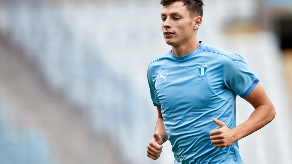 Anel Ahmedhodzic är klar för Bordeaux. Arkivbild.