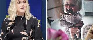 Socialminister Hallengren (S) höll pressträff om "lex Lilla hjärtat" – det här sa hon