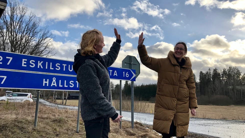 "Det är kul med all positiv respons vi fått från bygden efter att vi annonserat det här", säger Martina Ilar som är nära att öppna Näshulta livs tillsammans med Veronica Angelöf, som syns till vänster i bild. 