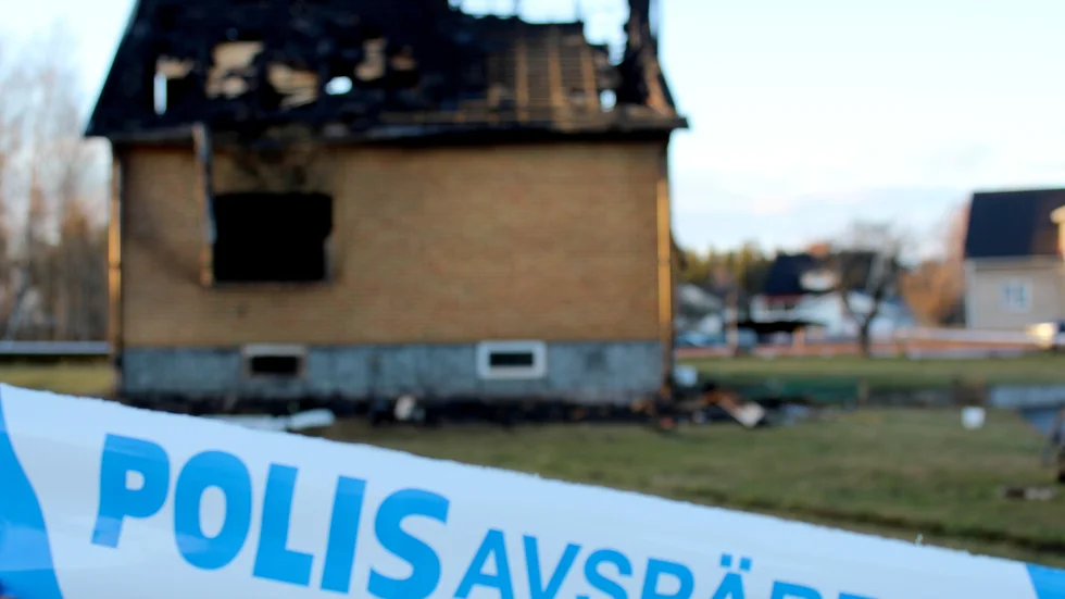 Under onsdagen var området i Mariannelund fortsatt avspärrat.
