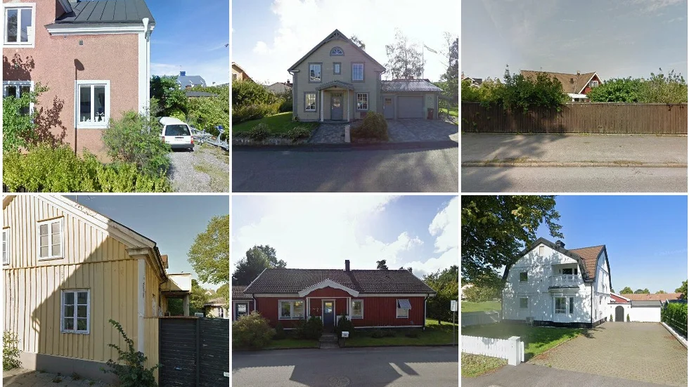 Cederflychtsgatan 8, Ripgatan 7, Idrottsgatan 33, Rådhusgatan 6, Kritgatan 10 och Allén 12