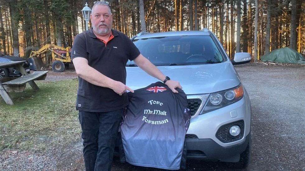 Tore Forsman i Härkeberga är känd som "Mr Malt" i vänkretsen för sitt stora whiskey-intresse. Men får inte ha MR MALT på registreringsskylten.