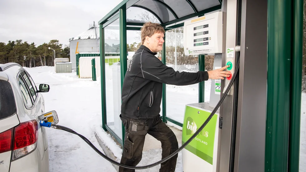 Magnus Ahlsten tankar biogas. 