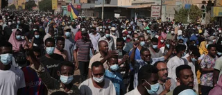Många döda under protester i Sudan