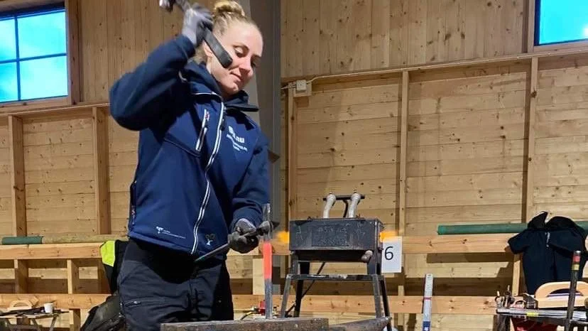 "Min vision på sikt är att ta mästarbrev men först måste man ha sex års yrkeserfarenhet", säger Nathalie Varenstål.
