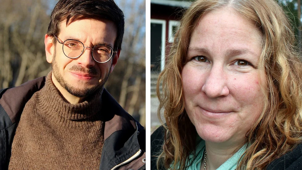 De forna koalitionskollegerna Elias Aguirre (S) och Cecilia Gyllenberg Bergfasth har olika uppfattningar gällande stödet till studieförbundet Ibn Rushd.