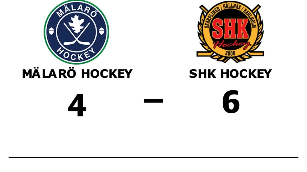 Mälarö Hockeyförening förlorade mot SHK Hockey Club