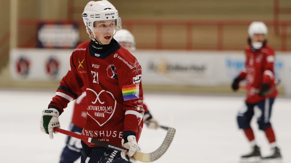 När Jesper Ekström reducerade i slutet av matchen trodde KVBS-ledningen på poäng, men marginalerna var inte på gästernas sida.