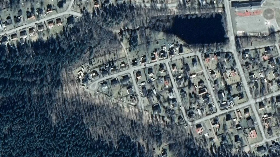 Området kring Bäckagatan 13