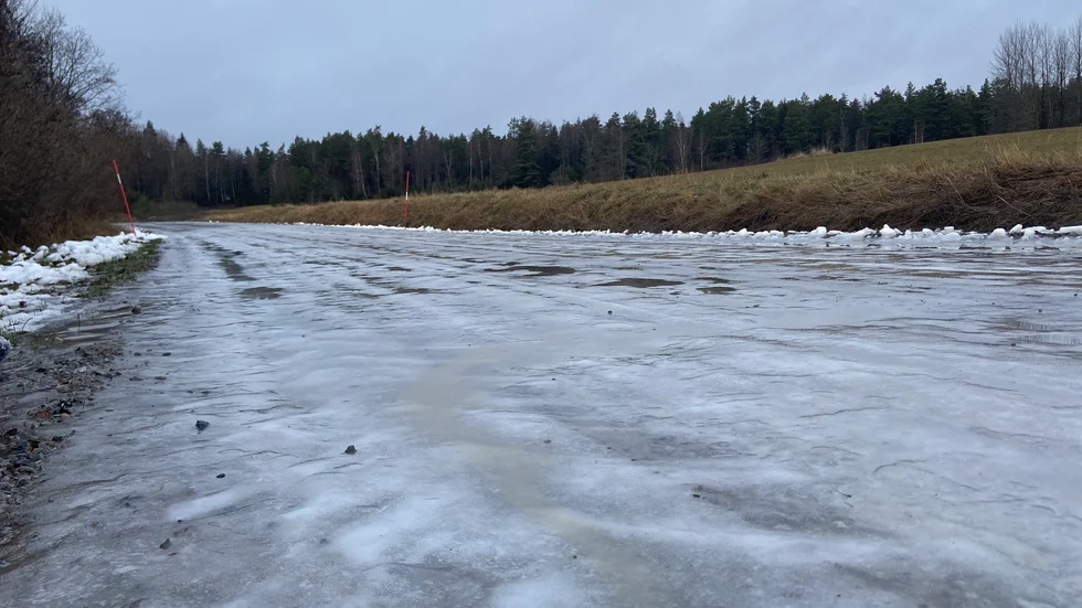 Kan bli halt väglag. 