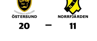 Norrfjärden får fortsätta jaga seger efter förlust mot Östersund