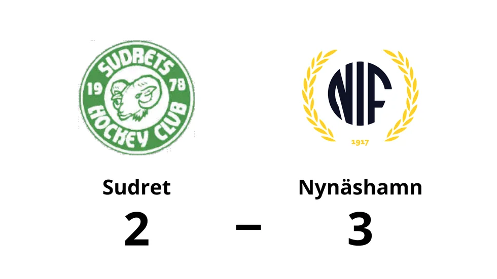 Sudrets HC förlorade mot Nynäshamns IF HC