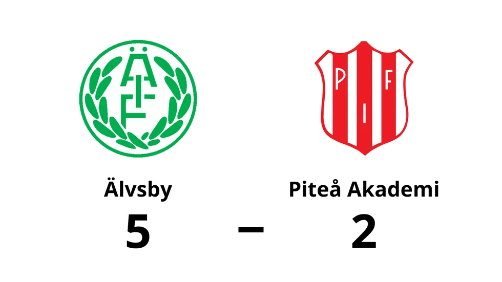 Älvsby IF vann mot Piteå Akademi