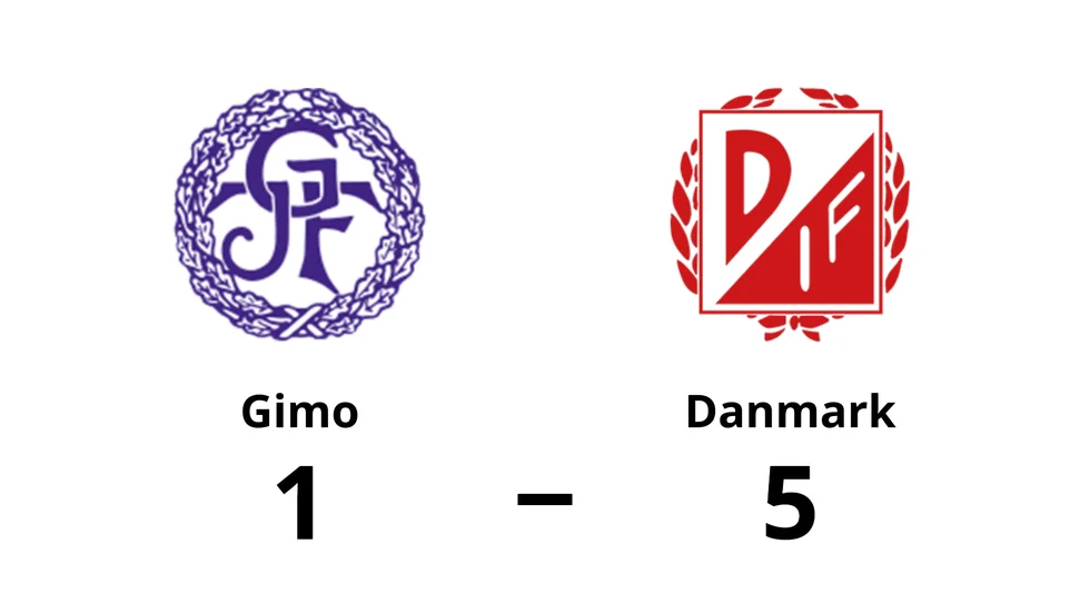 Gimo IF FK förlorade mot Danmarks IF