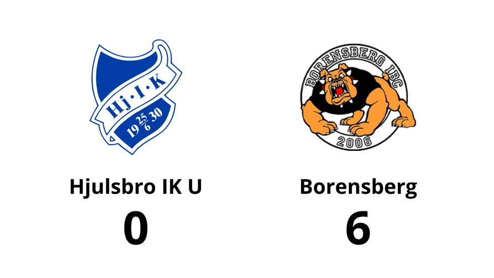Hjulsbro IK U förlorade mot Borensberg IBC