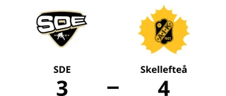 Skellefteå avgjorde i straffläggningen borta mot SDE