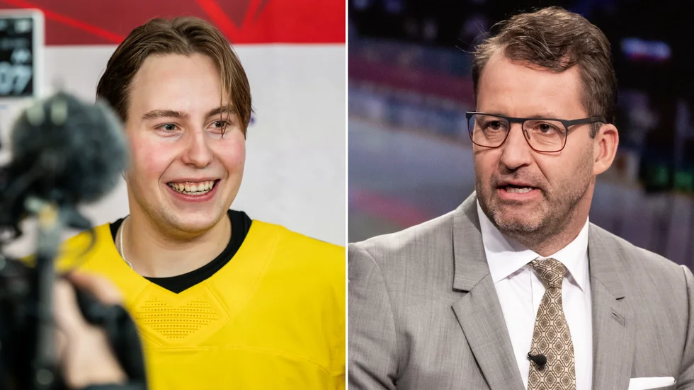 Mikael Renberg, från Piteå, brukade kommentera junior-VM i SVT. Nu följer han mästerskapet hemma i tv-soffan i stället, så klart med extra stort intresse när systersonen David Granberg finns i det svenska landslaget och öser in poäng. (Arkivbild)