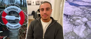 Hörde skriken – sen räddade Ari livet på främlingen