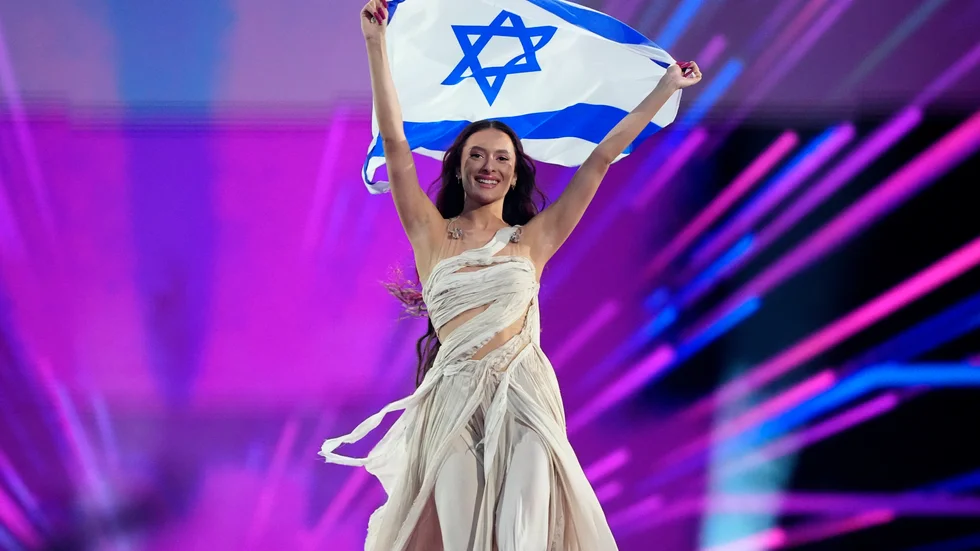 Eden Golan sjöng för Israel i Malmö, men snart kan Israel kastas ut ur Eurovision Song Contest. Arkivbild.