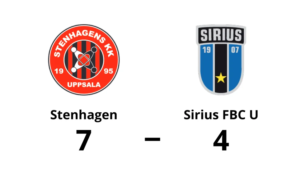 Stenhagens KK vann mot IK Sirius FBC U