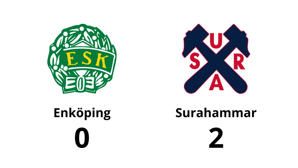 Enköpings SK förlorade mot Surahammar