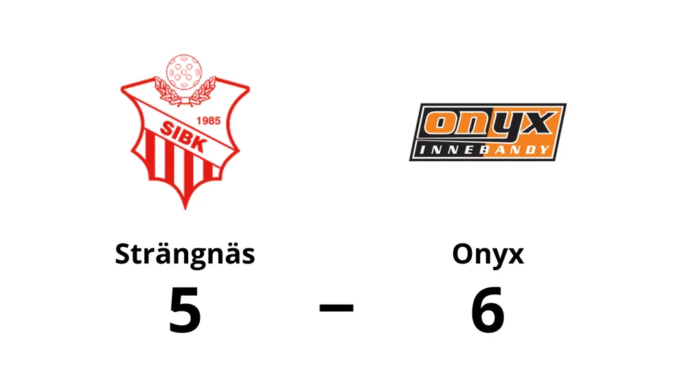 Strängnäs IBK förlorade mot Onyx