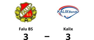 Kalix tog en poäng mot Falu BS