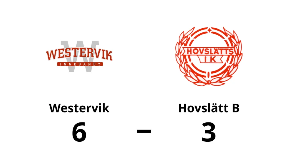 Westerviks IBK vann mot Hovslätts IK B