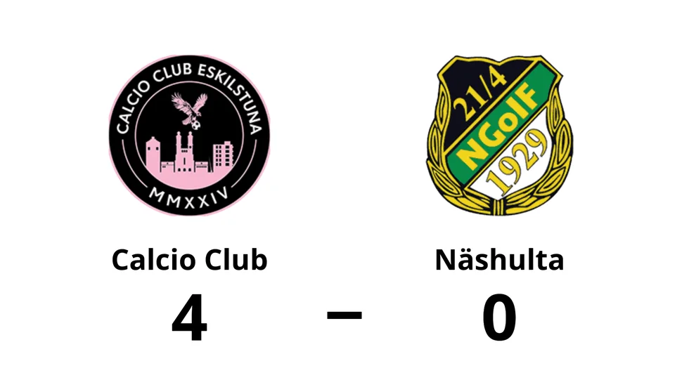 Calcio Club Eskilstuna vann mot Näshulta GoIF