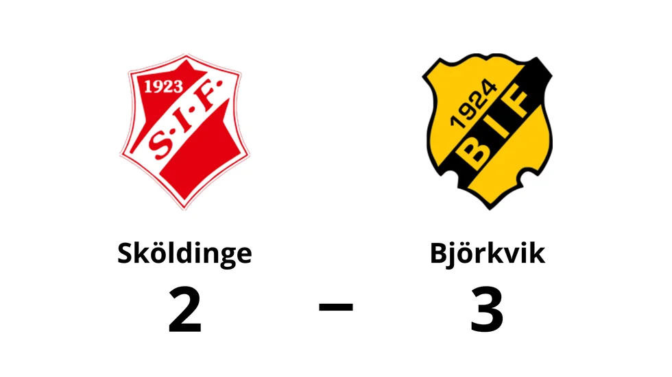 Sköldinge IF förlorade mot Björkviks IF