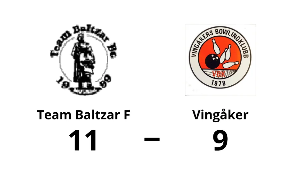 Team Baltzar F vann mot Vingåkers BK