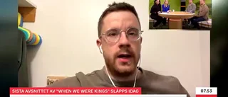 VT-profilen med i SVT:s morgonstudio med Erik Niva: "Nervöst"