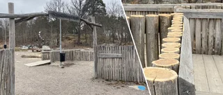 Mysteriet – i lekparken: Hade gått loss med motorsåg