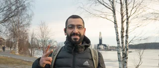 Adnan Alfrefaei, exilsyrier i Luleå, lättad efter regimens fall