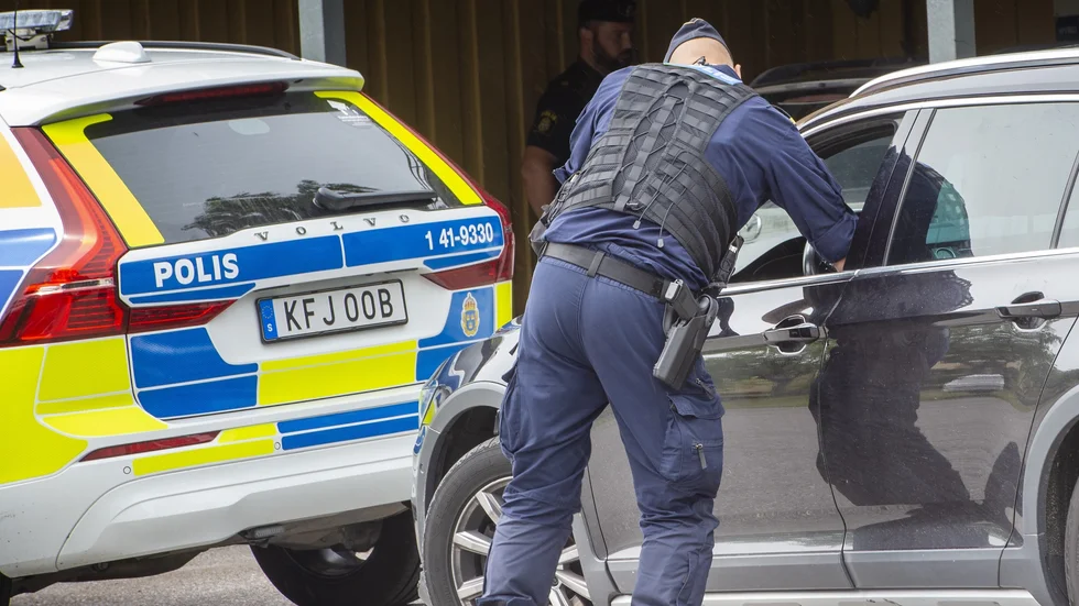 Föraren som stoppades i Södra Vi hade narkotika i blodet och saknade körkort. Arkivbild. 