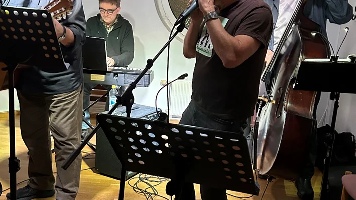 Dubbel-Eric med vänner.