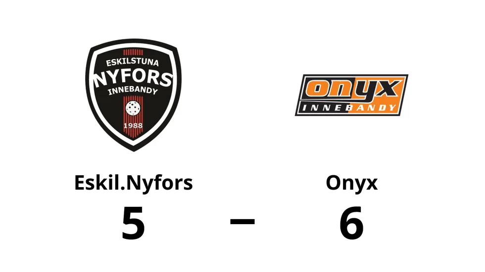 Eskilstuna Nyfors IK förlorade mot Onyx IBS U-lag