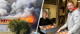 Branden tog grejer för över en miljon