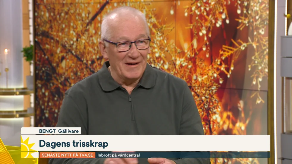 Förre gruvarbetaren Bengt skrapade triss i TV 4 på torsdagen.