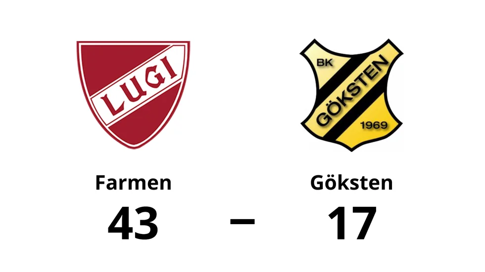 HK Farmen vann mot Gökstens BK