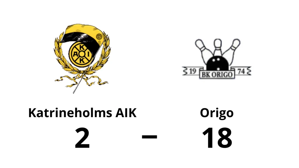 Katrineholms AIK förlorade mot BK Origo