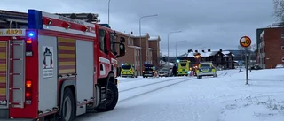 Bilar i krock i Gällivare – två personer till sjukhus